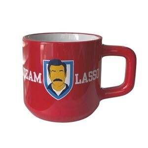 Ted Lasso Believe Mug Zak. Red Ceramic NWT